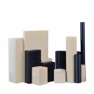 PEEK being processed in the mechanical machining industry, including turning and grinding operations.