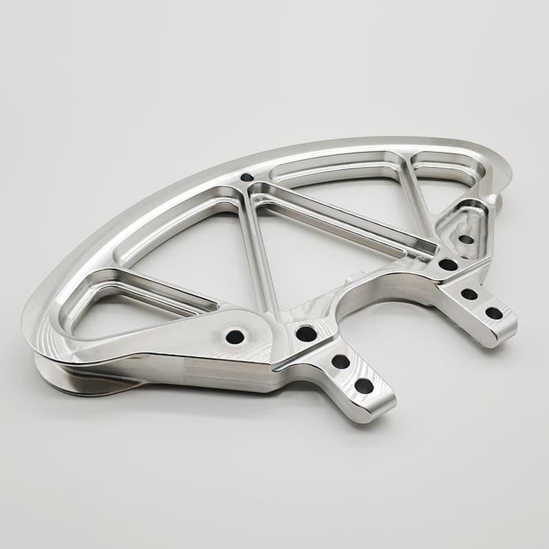 Marine-grade sailboat rudder steering shaft manufactured via 5-axis CNC milling, multi-surface drilling, and chamfering, crafted from aerospace aluminum alloy (7075-T6 or 6061-T6) with a precision-milled natural finish.