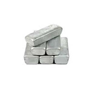 Zinc being processed in the mechanical machining industry, including operations like cutting and shaping.