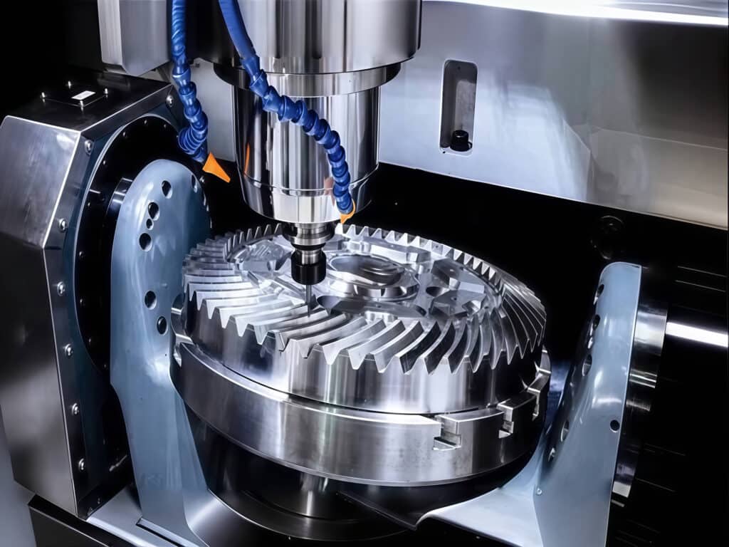 3/4/5 - Axis CNC milling process in the mechanical machining industry, where multi - axis CNC milling machines are precisely machining various metal workpieces.