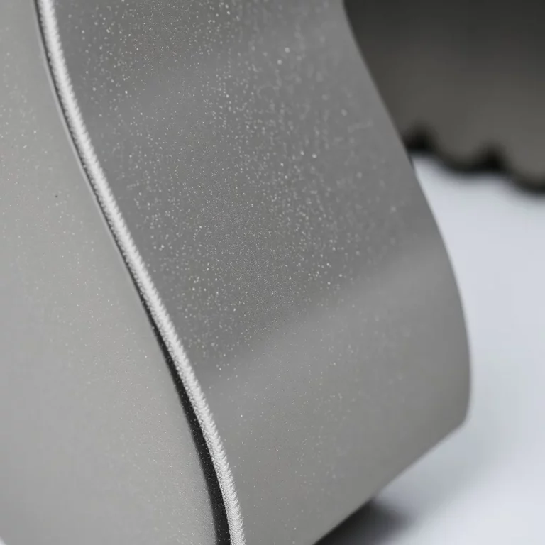 Sand and bead blasting details of parts in the mechanical industry, showing the surface changes after the process.
