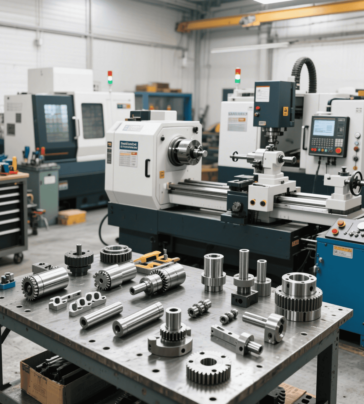Low volume CNC machining of precision metal components for industrial prototyping and small-batch production