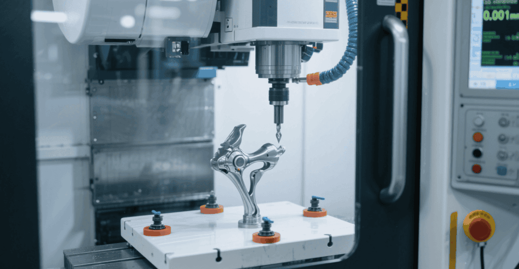 Small batch CNC machining producing precision mechanical parts