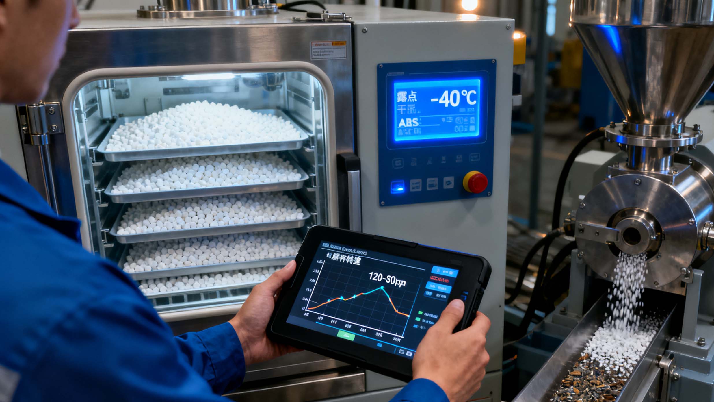 Workers preparing raw metal materials and setting up CNC machining equipment for precision manufacturing