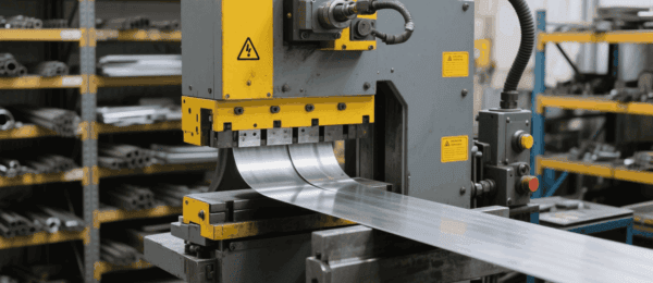 Machinery shaping and forming metal workpieces into precise industrial components, demonstrating key mechanical manufacturing techniques.