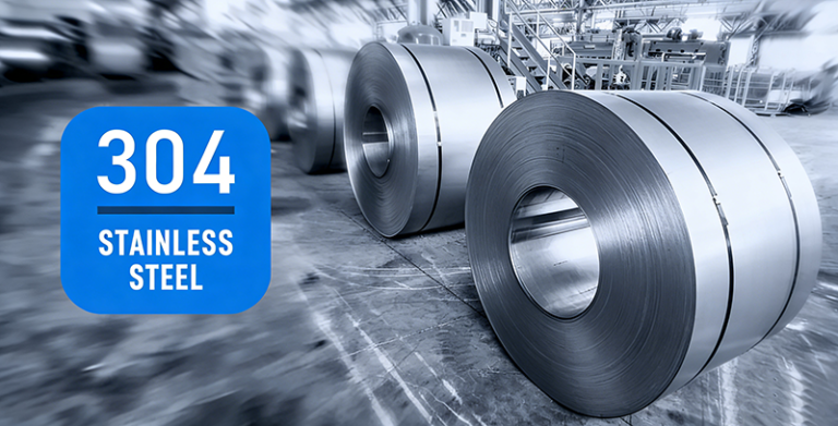 Close-up view of 304 18-8 stainless steel material for precision machining, explaining what is 18-8 stainless steel and its industrial machining properties