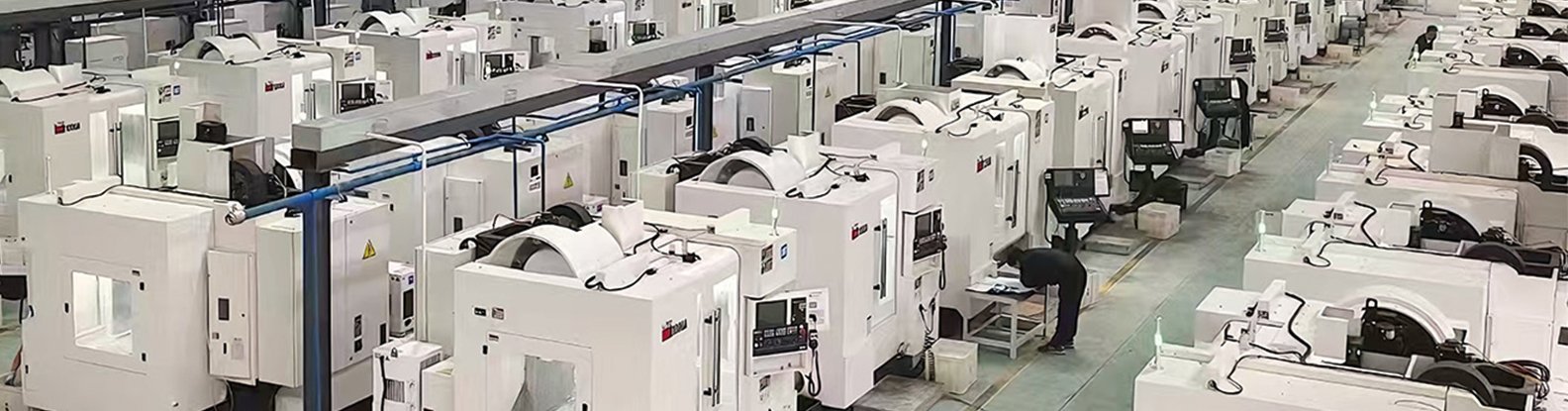 Vertical horizontal machining center for high-precision CNC machining, metal cutting, milling and complex parts production in mechanical manufacturing industry.