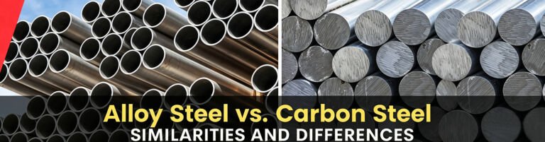 Material comparison of alloy steel and carbon steel for CNC machining, metalworking and industrial manufacturing applications