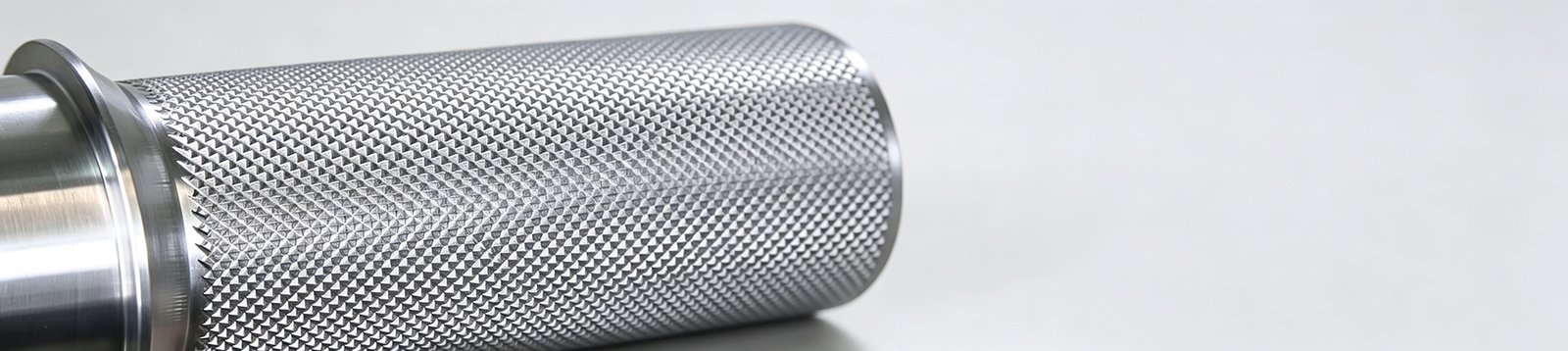 Metal workpiece with precise cnc knurling texture manufactured by cnc turning machining for mechanical assembly parts