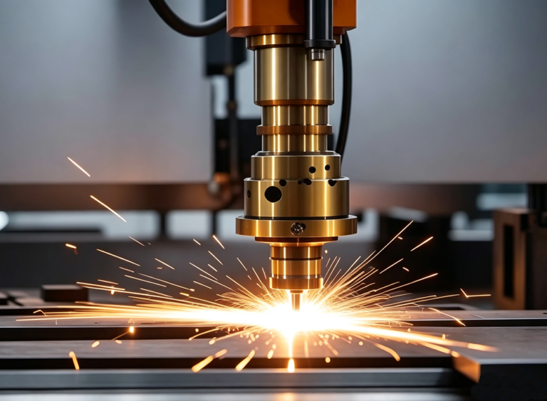 Polished stainless steel precision machined component manufactured via CNC milling for industrial machinery and marine hardware applications