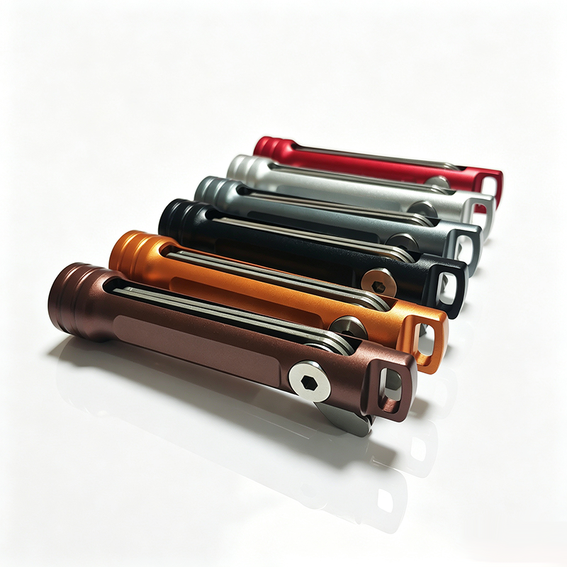 Metal machined component after bead blasting surface treatment, uniform matte finish for mechanical industry precision parts processing.