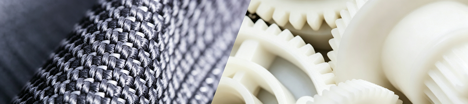 Polyamide vs nylon material comparison for CNC machining, showing mechanical‑grade polymer samples used in mechanical part manufacturing.