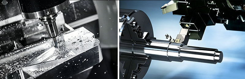 Precision CNC machined metal component finished via high‑tolerance mechanical machining services for industrial equipment applications