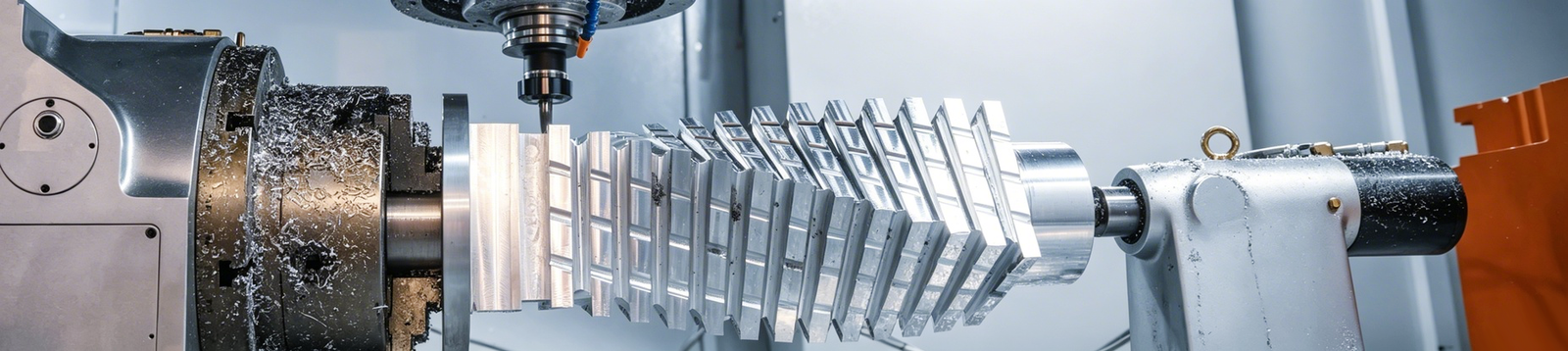 High‑precision CNC machined metal component finished via mechanical machining, showing fine surface details from milling and turning processes for industrial mechanical applications