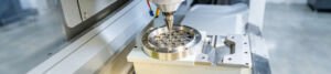 Side‑by‑side material comparison of tungsten and titanium for precision CNC machining, showing mechanical property differences for custom metal component manufacturing.
