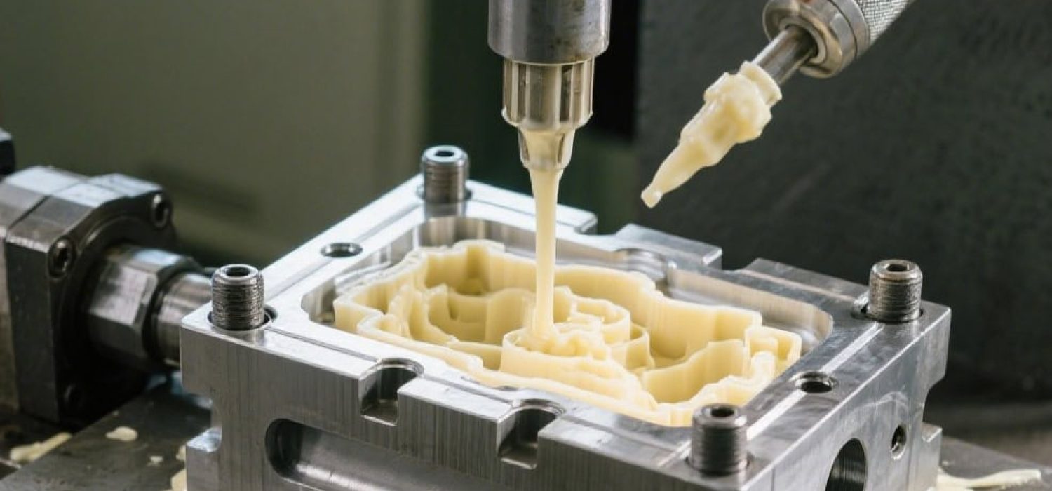 Low wax investment casting process displaying wax pattern creation for precision metal parts in mechanical manufacturing