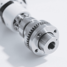 The surgical robotic arm joints in the medical robot are precisely machined components. They are crucial for the smooth and accurate operation of the medical robot, showcasing the high - precision requirements in the mechanical processing industry.