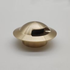 CNC lathe-machined copper lamp holder crafted from brass, designed for outdoor and garden equipment applications, ensuring precision and durability.