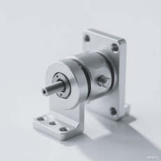 Underwater robot detection equipment brackets in a mechanical processing environment, highlighting precision and functionality for detecting underwater objects.
