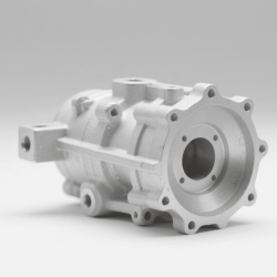 Precision investment cast automotive components being processed in a manufacturing facility, showcasing high-accuracy metal casting for auto parts.