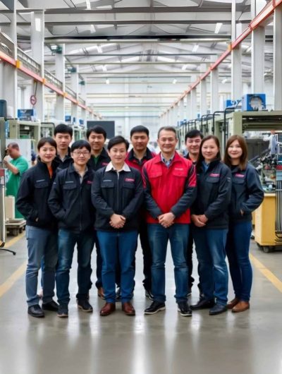 Keywin's team in the mechanical industry, demonstrating their professional skills and teamwork spirit in various mechanical processing services.