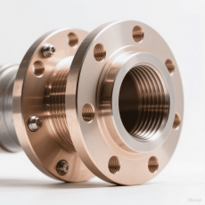 oil pipeline flanges on an offshore oil and gas platform. These flanges are crucial components in the mechanical processing of the offshore oil and gas industry, ensuring the safe and efficient connection of pipelines.