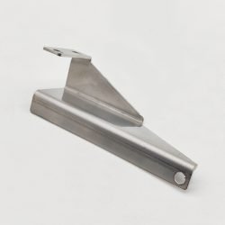 Sheet metal products crafted through laser cutting, bending, and welding processes, made from stainless steel 304 or 316, finished with surface grinding, suitable for various industrial and commercial applications.
