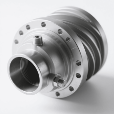 Machining of irrigation system components suitable for complex materials like straw and grains, with CNC machines in a mechanical workshop.