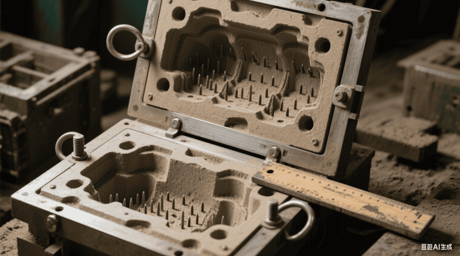 Die casting aluminum services in the mechanical industry, presenting the process of creating aluminum parts through die casting.